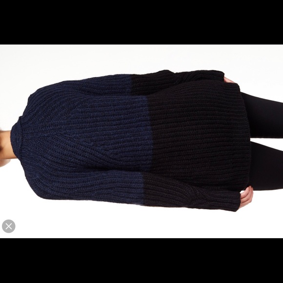 Halston Heritage coloblock knit cardigan sweater - Picture 6 of 6